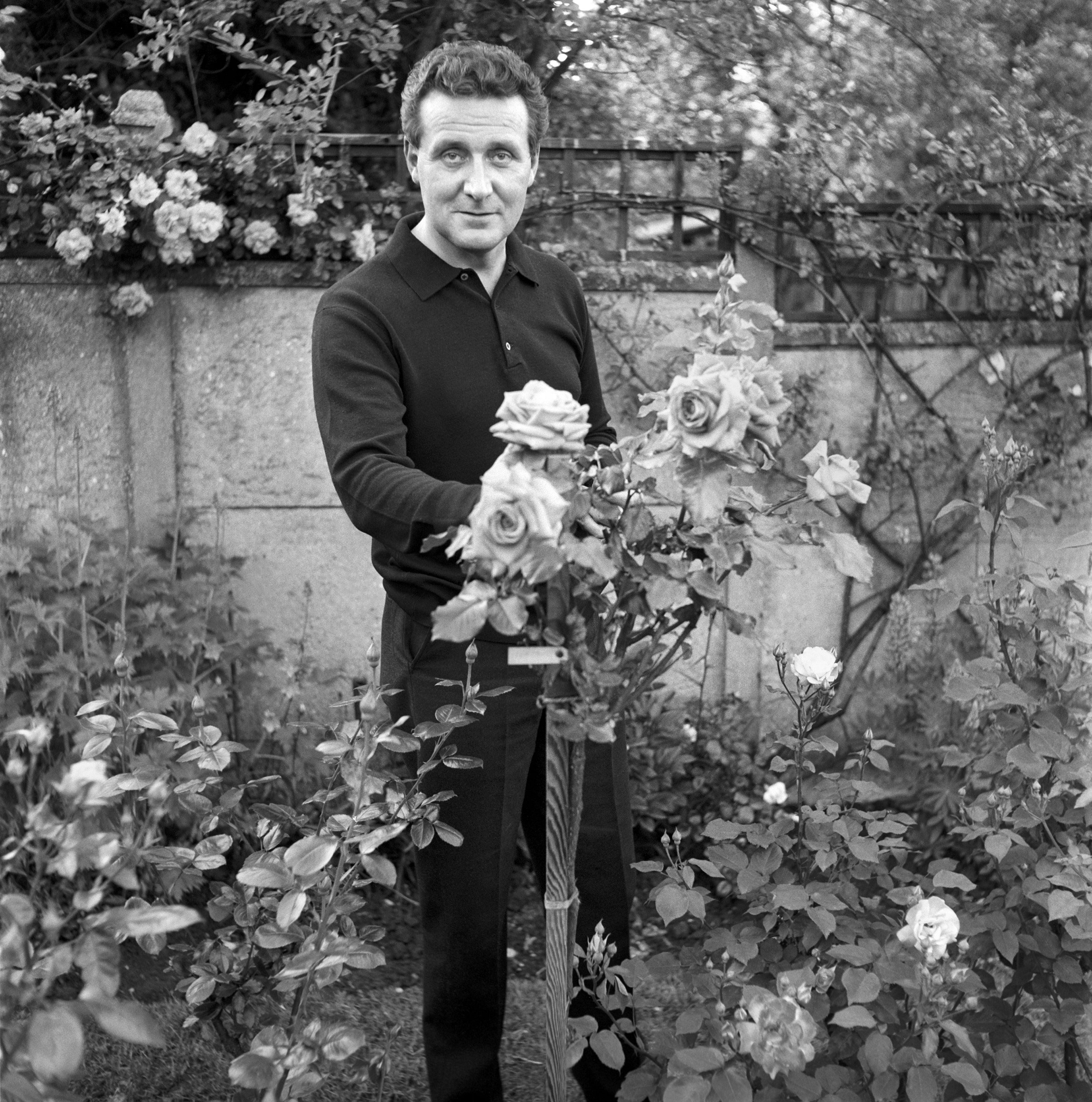 Patrick Macnee at his home in London 1962